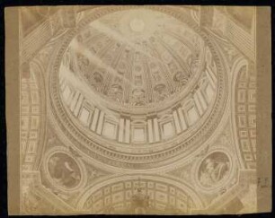 Petersdom (San Pietro in Vaticano), Rom: Blick in die Kuppel