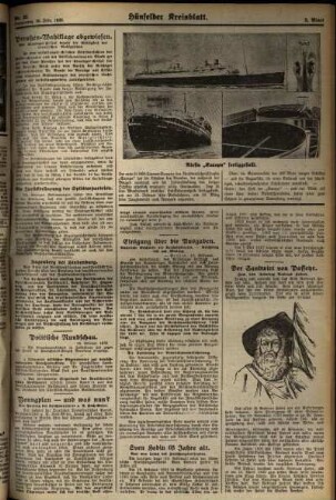 Zweite Ausgabe vom Donnerstag, den 20. Februar 1930.