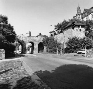 Schlossbrücke; Idstein, Am Hexenturm, Schloßgasse 22