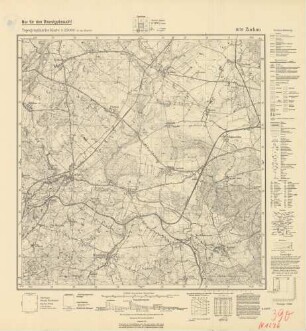 1676 (alte Nr.: 390) Zuckau, Topographische Karte 1:25000 (4cm - Karte)