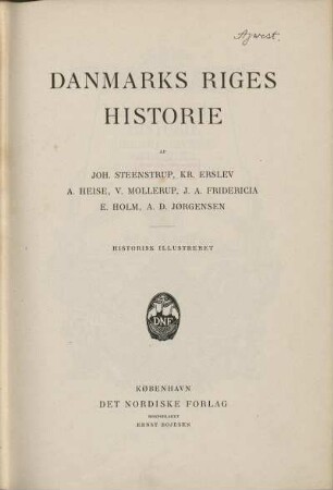 [1.]: Oldtiden og den ældre Middelalder : [til 1241]