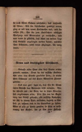 Neun und dreißigster Abschnitt.
