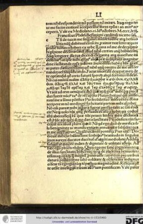 [E]tsi de tua in me singulari mansuetudine atque benivolentia numquam dubitavi...