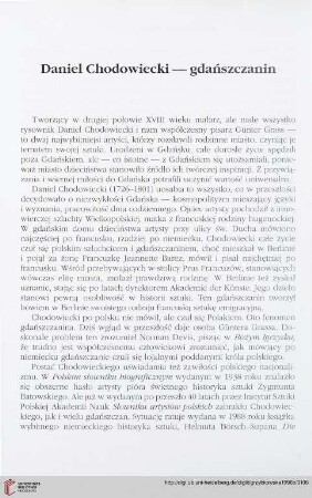 Daniel Chodowiecki - gdańszczanin