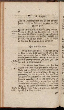 Drittes Kapitel. Von den Wunderwerken und Zeichen der drey Zeiten, [...].