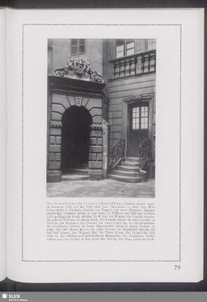 Der Grambssche Hof an der Schmiedstube