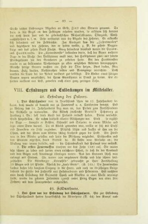 VIII. Erfindungen und Entdeckungen im Mittelalter