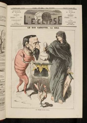 Le roi carotte, par Gill