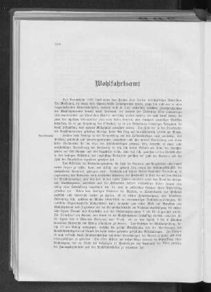 Wohlfahrtsamt