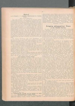 Aufruf an die Mitglieder des katholischen Lehrerverbandes des Deutschen Reiches