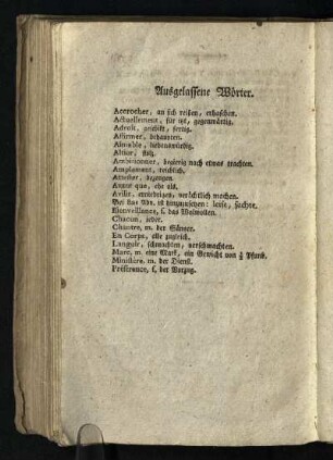 Ausgelassene Woerter [- Druckfehler]