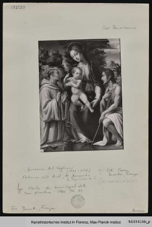 Madonna mit Kind, Johannes dem Täufer und dem Heiligen Bernhardin