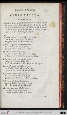 Canto ottavo