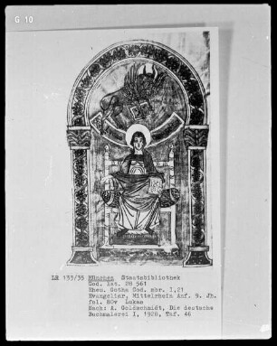 Evangeliar — Der Evangelist Lukas, Folio 80verso