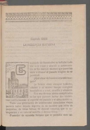Capítulo XXIX - La herencia materna