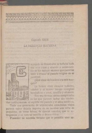 Capítulo XXIX - La herencia materna