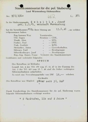 Schaible, Josef