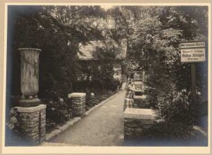 Fotoalbum: Ausstellungsgarten Jubiläums-Gartenbau-Ausstellung 1926, Dresden: Der kommende Garten: Eingangsbereich