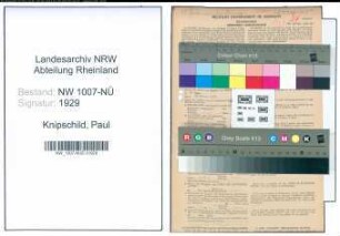 Entnazifizierung Paul Knipschild , geb. 13.06.1913 (Kaufm.Angestellter)