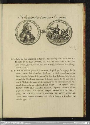 Reddition de l´armée Saxonne