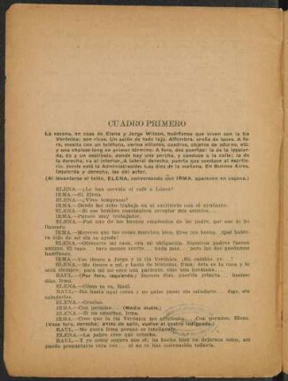 Cuadro primero