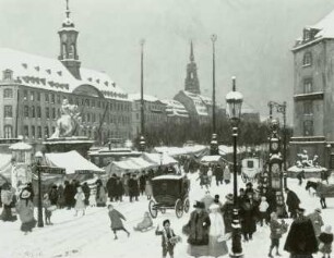 Striezelmarkt in Dresden-Neustadt