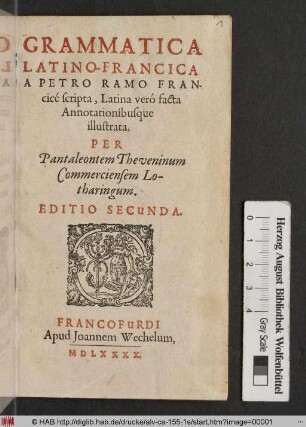 Grammatica Latino-Francica