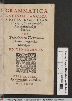 Grammatica Latino-Francica