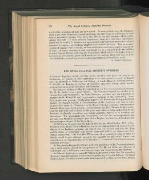 The Royal Colonial Institute Overseas.