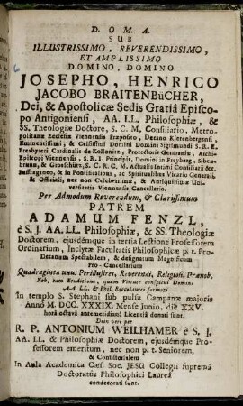 ...Josepho, Henrico Jacobo Braitenbücher...