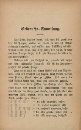 Gebrauchs-Anweisung