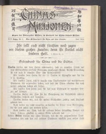 Nr. 6. Juni 1912