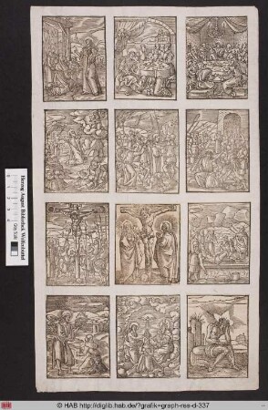 Der Verrat des Judas Ischariot und der Kampf des Heiligen Petrus mit einem Soldaten.