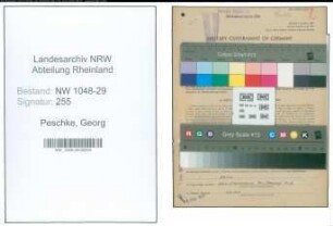 Entnazifizierung Georg Peschke , geb. 26.09.1896 (Beamter)