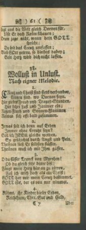 38. Wollust in Unlust