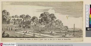 Veuë et Perspective du Chasteau de Fremont a quatre lieues de Paris, sur le Chemin de Fontaine-bleau