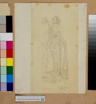 Der Hl. Augustinus nach Pinturicchios Pala di Santa Maria di Fossi
