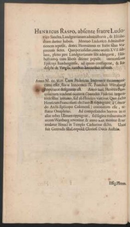 Henricus Raspo, absente fratre Ludovico Sancto, ...