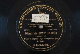 Goldarie aus "Fidelio" / [L. van Beethoven]