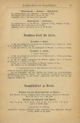 Dampfschiffahrt zu Berlin