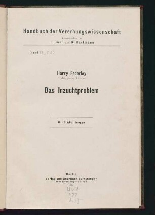 Das Inzuchtproblem