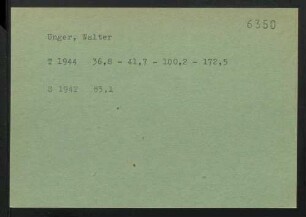 Unger, Walter