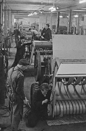 Werkhalle der Mikromat Werkzeugmaschinenfabrik