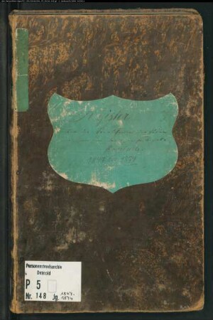 Zivilstandsregister der Juden mit den Orten Hallenberg, Medebach, Siedlinghausen und Winterberg (T 1847-1874) (Gemeinde: Medebach, Kreis Brilon)