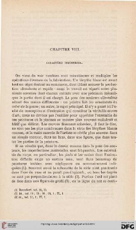 Chapitre VIII: Caractère industriel