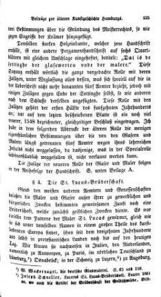 §4. Die St. Lucas-Brüderschaft.