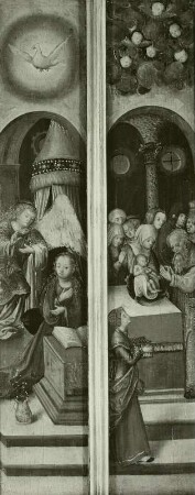 Verkündigung, Darstellung im Tempel