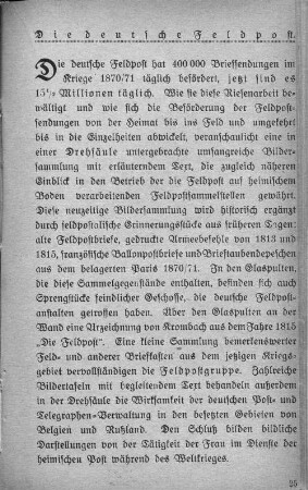 Die deutsche Feldpost