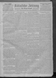 Kölnische Zeitung. 1803-1945