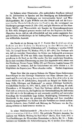Aßmann, Klaus :: Zustand und Entwicklung des städtischen Handwerks in der ersten Hälfte des 19. Jahrhunderts, dargestellt am Beispiel der Städte Lüneburg, Celle, Göttingen und Duderstadt, (Göttinger handwerkswirtschaftliche Studien ; 18) : Göttingen, 1971